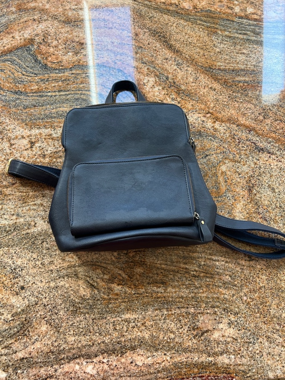 Manmade Leather Backpack - Susan Joy Brand